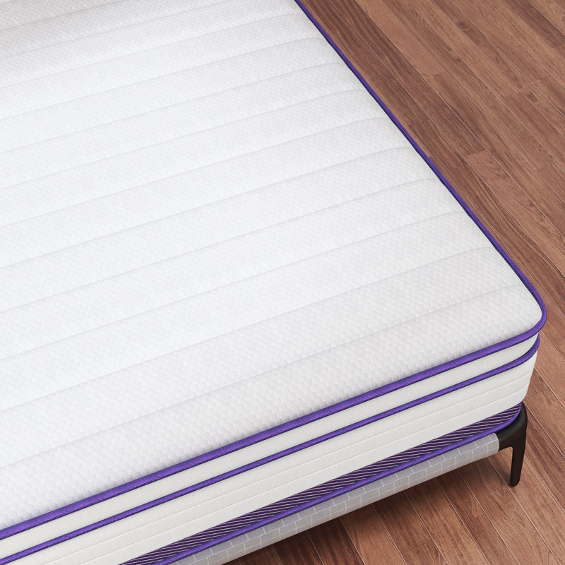 Mannsville Medium Hybrid Mattress With Individually Pocket Springs Certi-Pur Us Certified Foam, 12", King