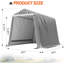 6 Ft. W x 6 Ft. D Portable Garage and Storage Shed