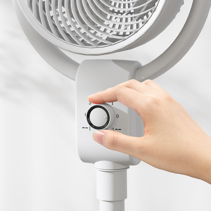 17 Stories 92cm Oscillating Pedestal / Standing Fan Fan