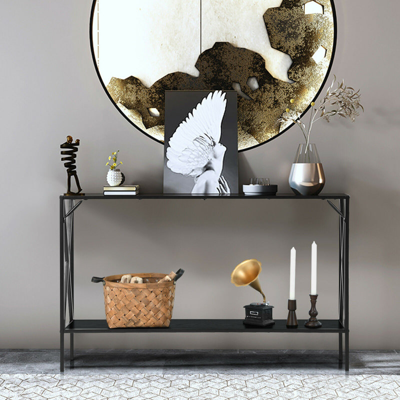 Fiore 47.5'' Console Table, Black