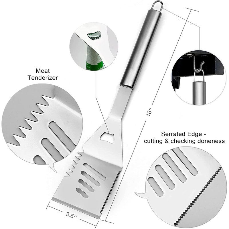Ensemble d'ustensiles pour barbecue 3 pièces