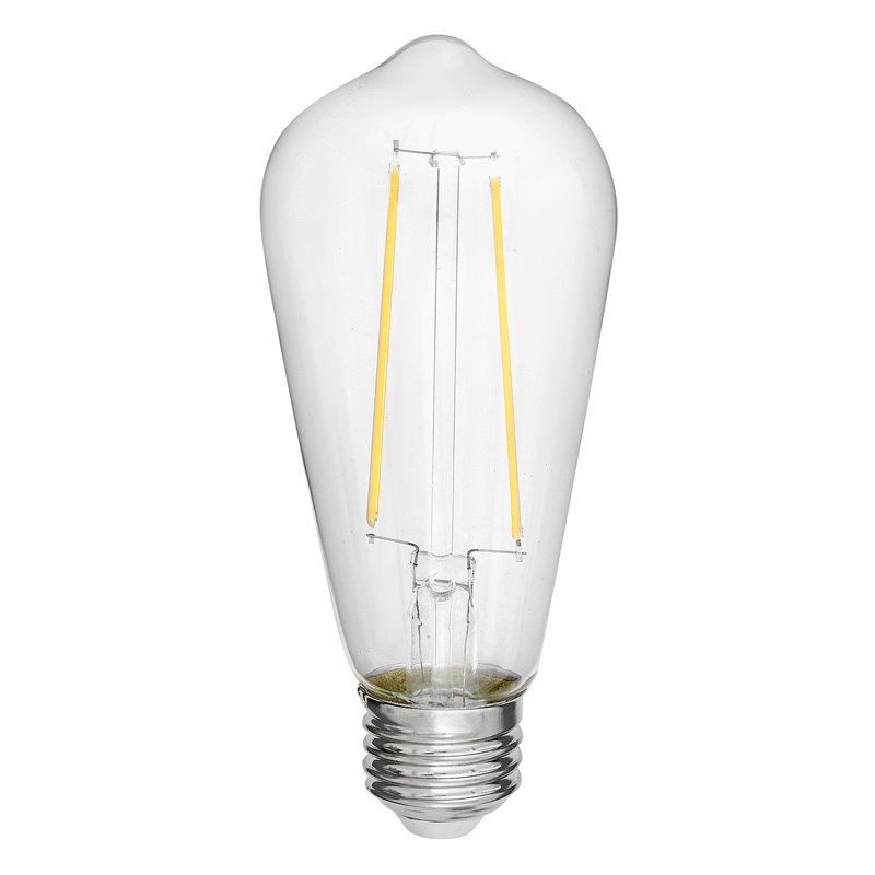 LumiGlo LED Standard Clear Bulb (ST19, E26 Base)