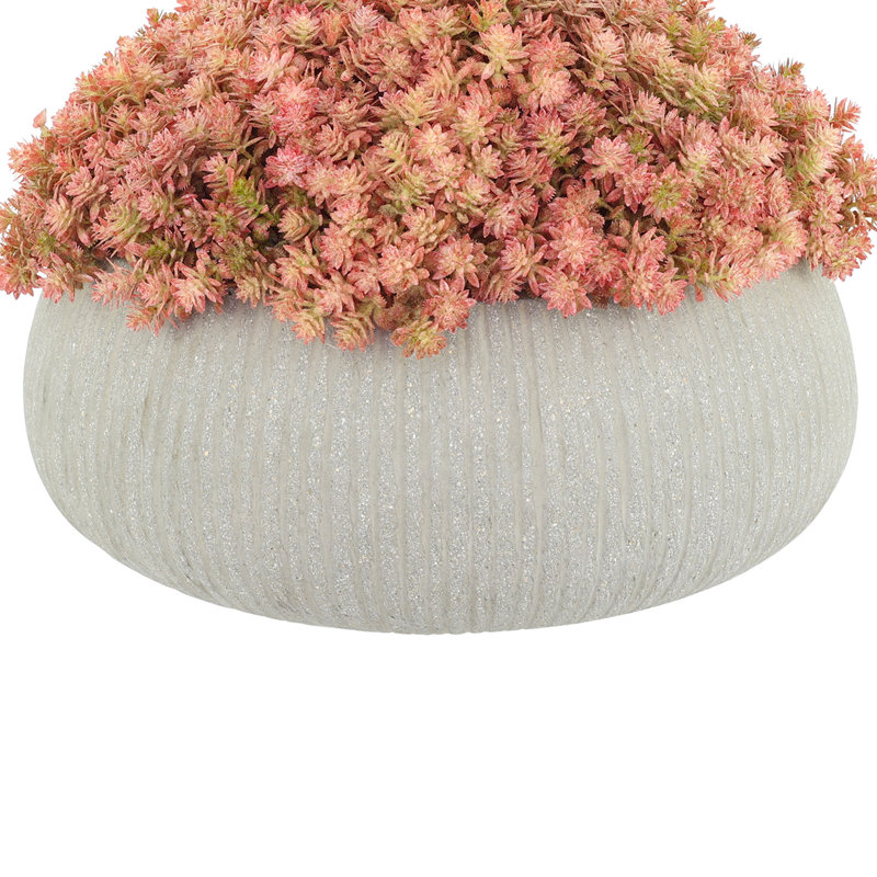 Rizal Faux Sedum Plant in Fiberstone Pot
