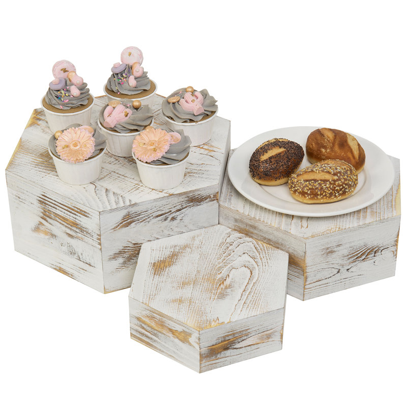 Trumbo 3-Piece Cupcake & Cake Pop Stand Set