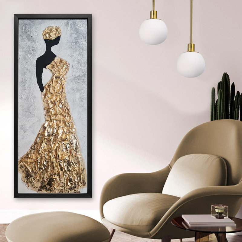 Peinture à l'huile décorative, H 20,47 po x l 48,03 po x P 1 po