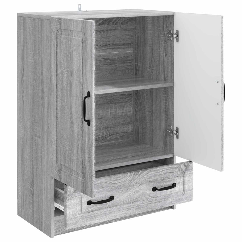 66cm Sideboard, Grey Sonoma