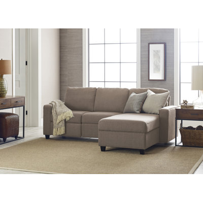 Serta Palisades Reclining Sectional Sofa with Storage Chaise