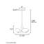 Luminaire suspendu 1 lumière Miruna-2077949744