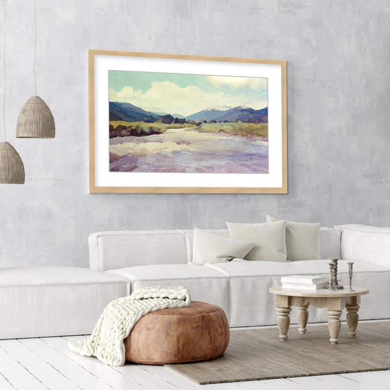 Nature Inspired Valley River, 30" H x 40" W