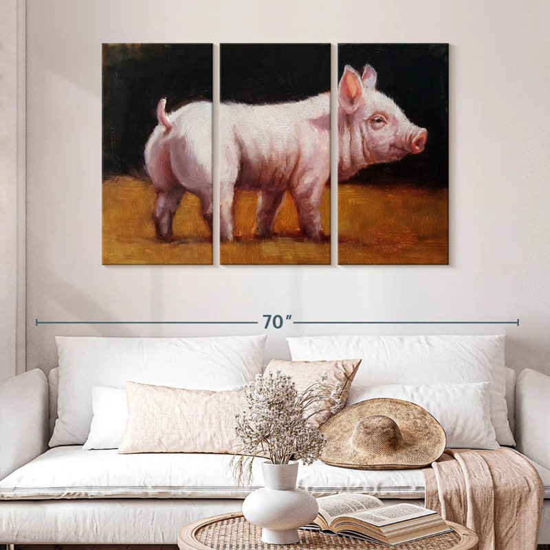 Brampt Wilbur, 32" H x 50" W