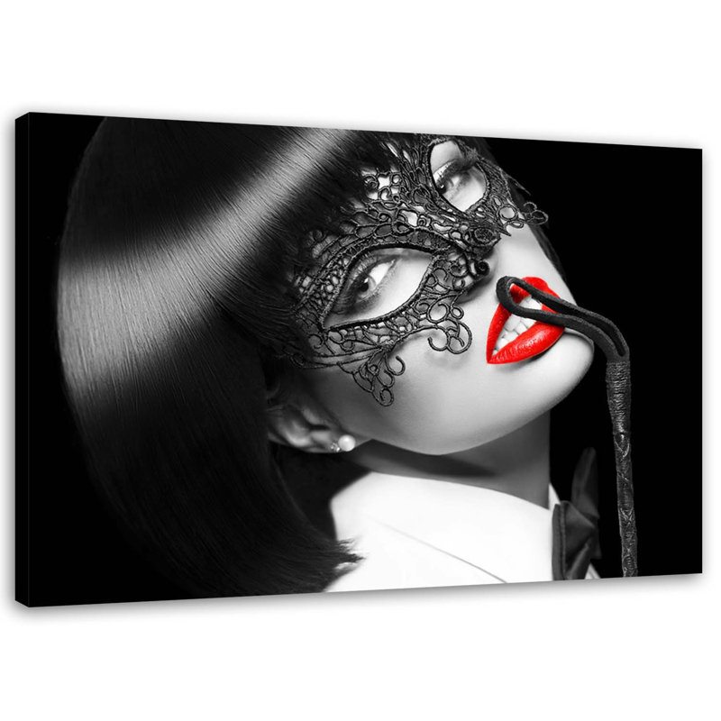 Sexy Woman - No Frame Print on Canvas, 80cm H x 120cm W