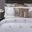 Ibla Embroidery By DEA Sateen Flat Sheet-882117280-882117282-882117292