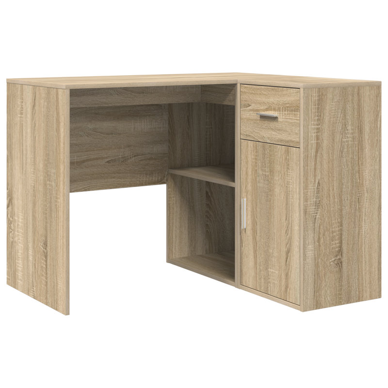 Corner Desk 102X88x75 Cm Engineered Wood, Sonoma Oak