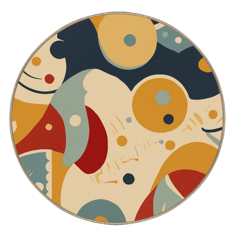 Sleek Stomp Rug, Round 6'