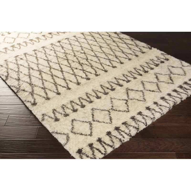 Santos Wool Geometric Indoor Rug, Rectangle 2' x 3'