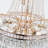 15-Light 6-Tier Gold Crystal Dimmable Empire Glam Chandelier