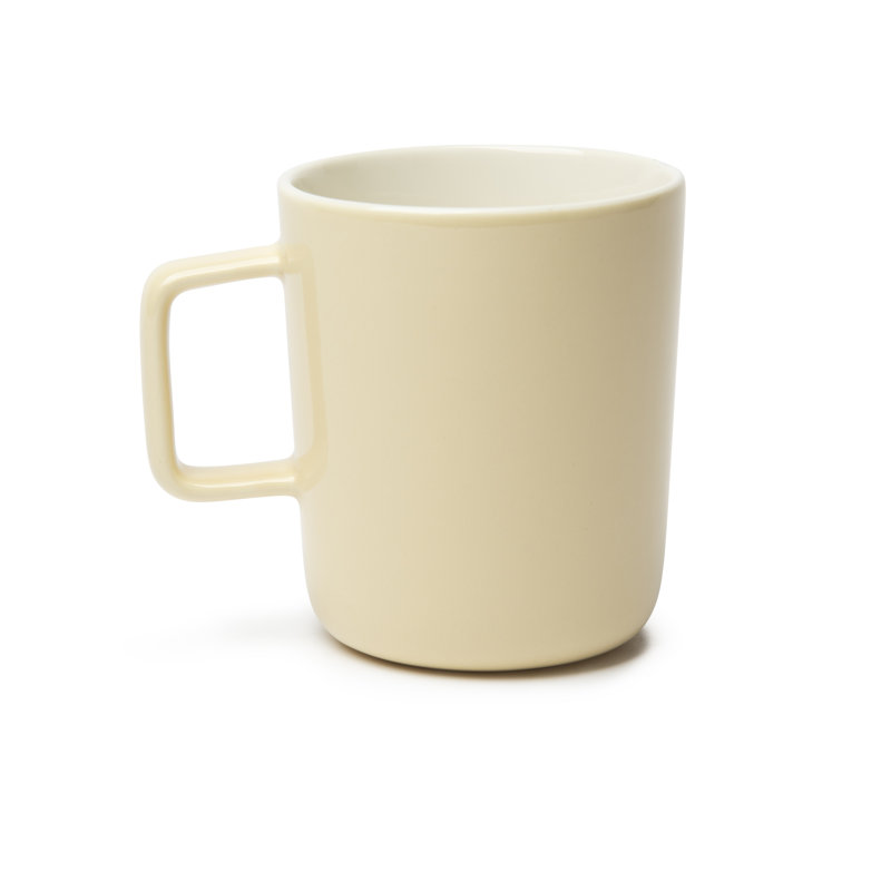Porcelain Coffee Mug, Beige