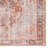 Gabrel Machine Washable Power Loomed Performance Rust/Navy Rug-1460150829