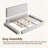 Haden Lambswool Boucle Platform Bed Frame With Metal Frame-1892931686