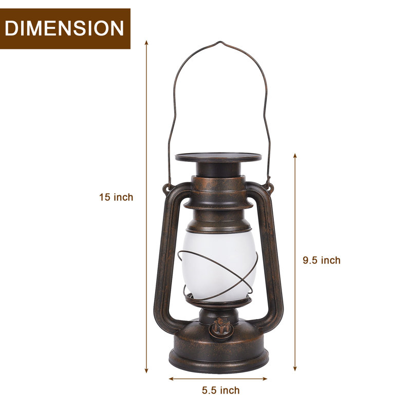 15'' Battery Powered Outdoor Lantern