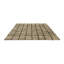 Wool Geometric Area Rug in Green-266787353