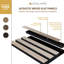 Panneau mural insonorisant acoustique à lattes en bois cannelé 120 po x 9,5 po SereniSlats-124325783