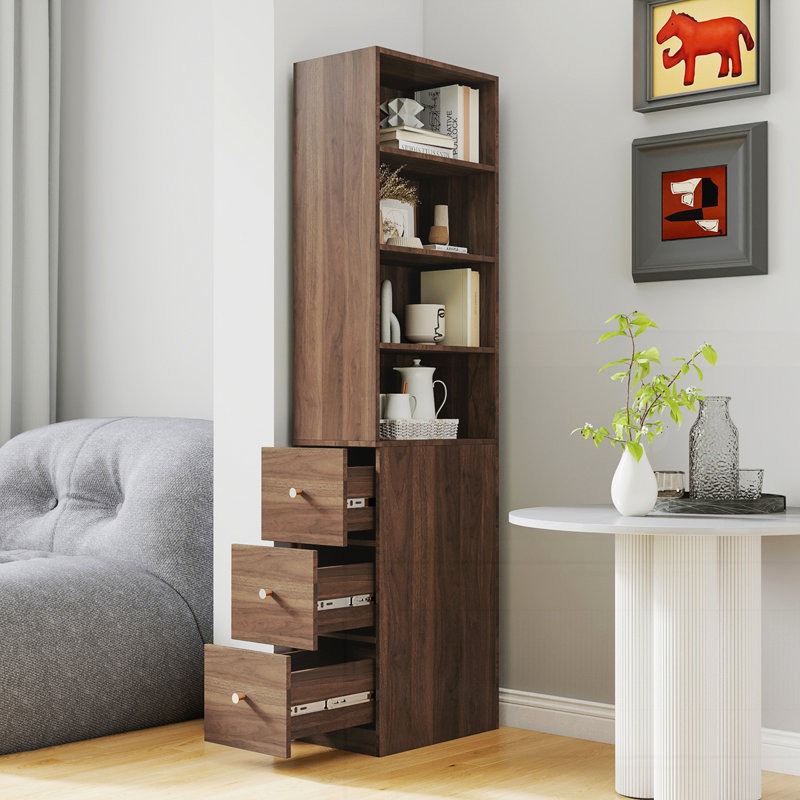 Armoire de rangement H 70,87 ", Noyer