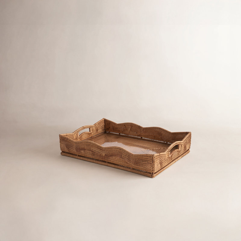 Landry Coffee Table Tray, Honey Brown, Honey Brown