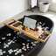 Plateau de baignoire extensible en bambou