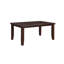 Table de salle à manger entièrement assemblée, pieds fuselés, construction en bois massif, plateau rectangulaire de 168 cm (66 pouces) pour 4 à 8 personnes