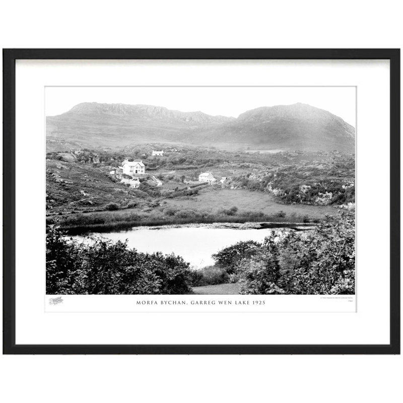 Morfa Bychan, Garreg Wen Lake 1925 by Francis Frith - Single Picture Frame Print, 28cm H x 36cm W x 2.3cm D