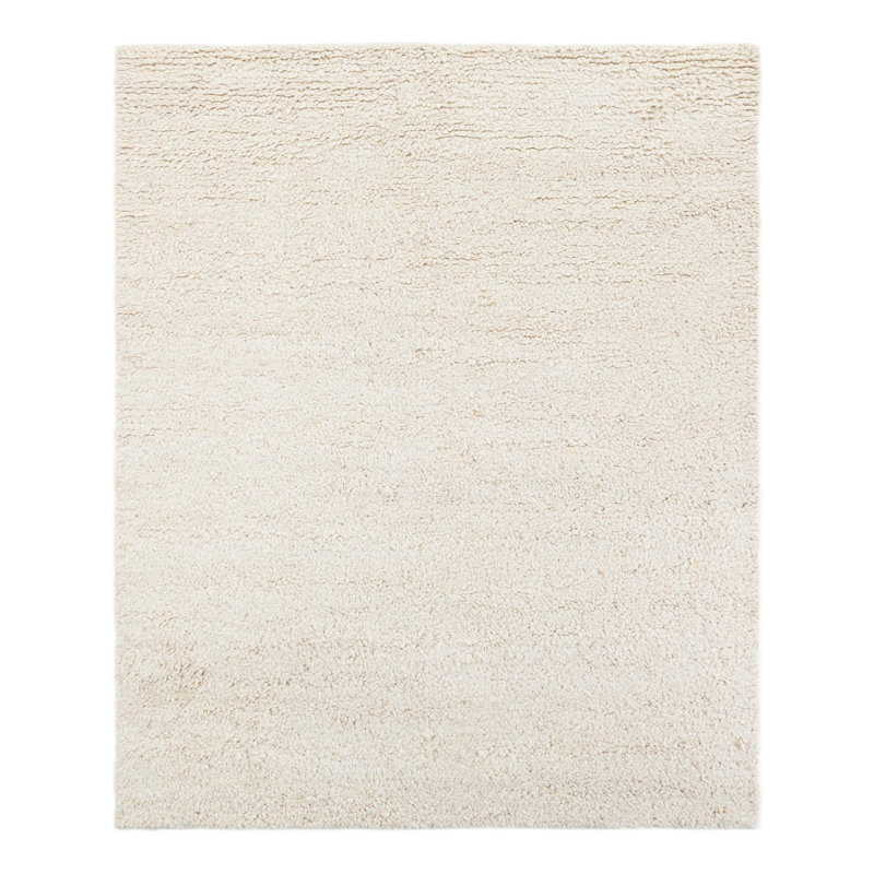 Yanaliz Hand Loomed Wool Indoor Rug, Rectangle 7'10" x 10'