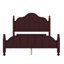 Structure de lit double avec tête de lit intégrée, structure de lit en bois classique avec système de lattes-715638228-715638230