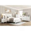 Commode de finition blanche antique avec tiroirs de rangement