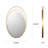 Kanthan Metal Oval Wall Mirror