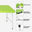 Table pliante portative intérieure et extérieure de 4 pi, poids maximum de 135 kg, table pliable pour le camping-510197396