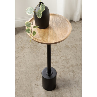Armengol Solid Wood Tray Top End Table