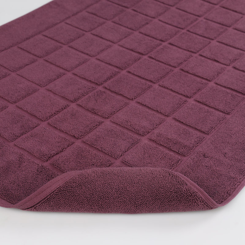 Ensemble de tapis de bain 2 pièces Nora, Prune
