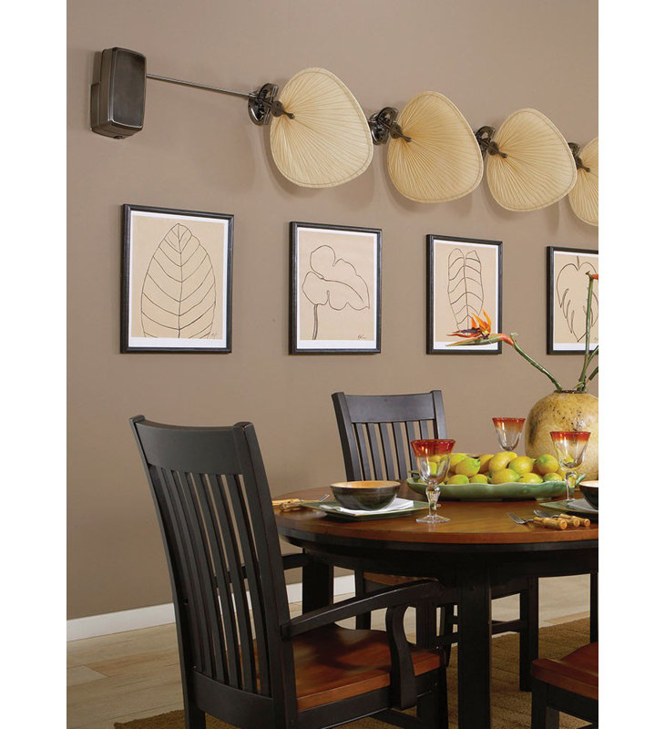 Punkah Ceiling Fan Indoor AC Motor Assembly - Pewter