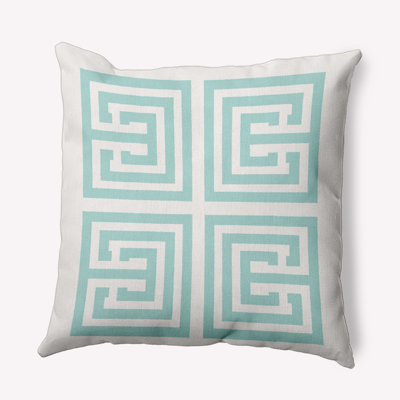 Nantucket Polyester Throw Square Indoor/Outdoor Pillow Cover & Insert