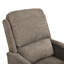 Fauteuil inclinable manuel rembourré pour le salon-2083478885