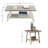 Tevis 3-Piece Wood Coffee Table with Shelf-834649704-834649492