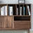 Unique design of solid wood bookcase