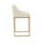 Robicheaux Pleated Velvet Counter Stool-84456247