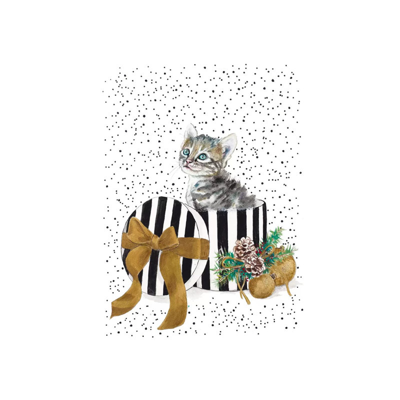 My Cute Present by Patricia Pinto - Wrapped Canvas Gallery-Wrapped Canvas Giclée, 30.48cm H x 20.32cm W