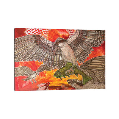 Catch Of The Day by Lynnette Shelley - Wrapped Canvas Print