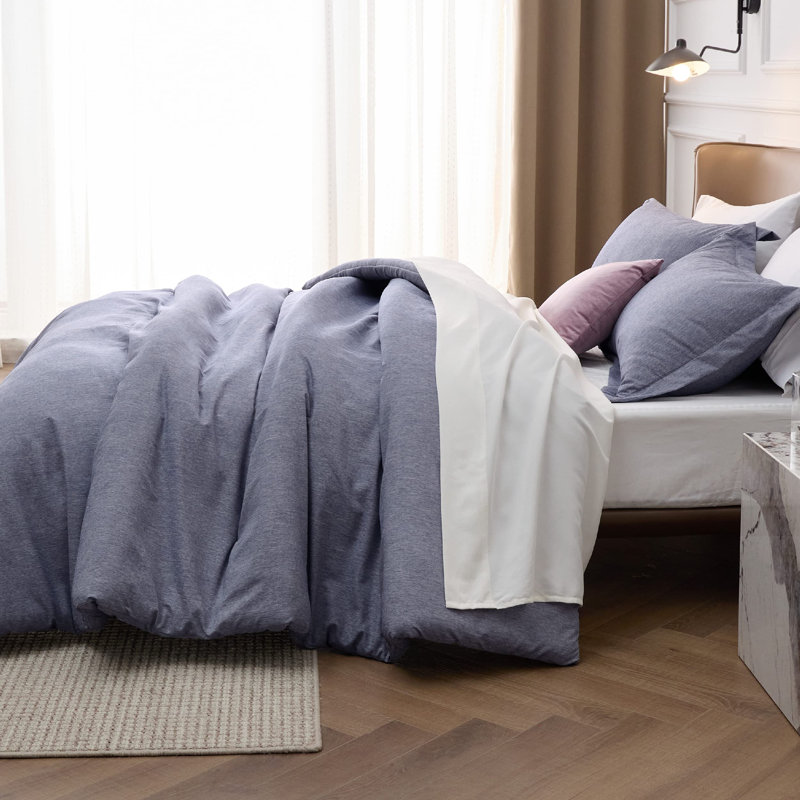 Bedding, California King Comforter, Storm Blue
