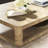Verge Solid Wood Top Coffee Table