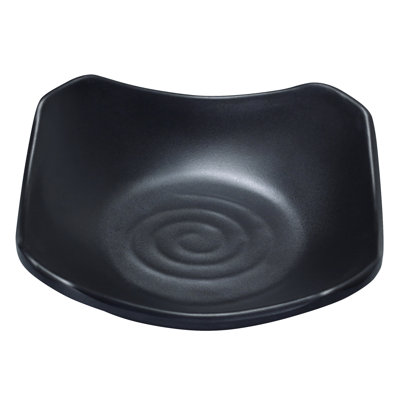 Assiette à pain et beurre noir