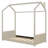 Twin Size Velvet House Bed Wood Bed-192333743-192333737